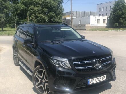 Черный Мерседес ГЛС-Класс, объемом двигателя 4.7 л и пробегом 112 тыс. км за 42300 $, фото 1 на Automoto.ua