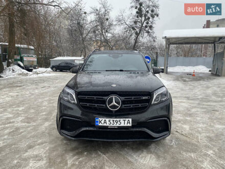 Черный Мерседес ГЛС-Класс, объемом двигателя 5.46 л и пробегом 109 тыс. км за 35350 $, фото 1 на Automoto.ua