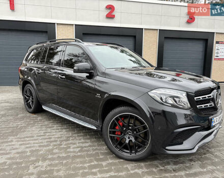 Черный Мерседес ГЛС-Класс, объемом двигателя 5.46 л и пробегом 117 тыс. км за 51555 $, фото 1 на Automoto.ua