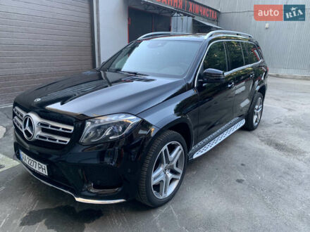 Черный Мерседес ГЛС-Класс, объемом двигателя 2.99 л и пробегом 53 тыс. км за 52900 $, фото 1 на Automoto.ua