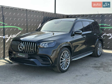 Черный Мерседес ГЛС-Класс, объемом двигателя 3.98 л и пробегом 42 тыс. км за 142000 $, фото 1 на Automoto.ua