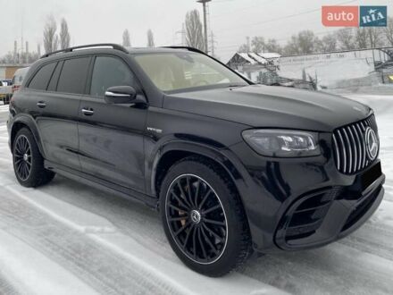 Черный Мерседес ГЛС-Класс, объемом двигателя 3.98 л и пробегом 45 тыс. км за 135500 $, фото 1 на Automoto.ua