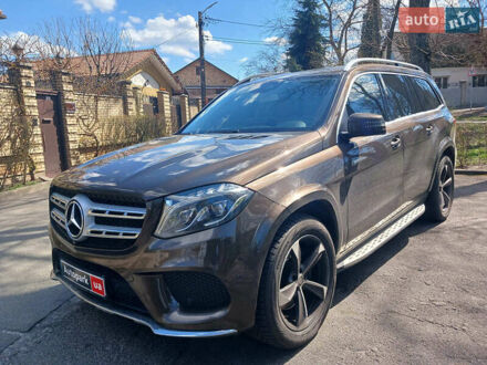 Мерседес ГЛС-Класс 2016 у Києві на Automoto.ua Коричневий Мерседес ГЛС-Класс, об'ємом двигуна 3 л та пробігом 145 тис. км за 39290 $, фото 1 на Automoto.ua