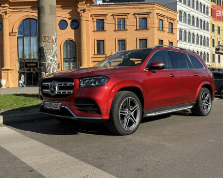 Красный Мерседес ГЛС-Класс, объемом двигателя 3.98 л и пробегом 83 тыс. км за 80000 $, фото 1 на Automoto.ua