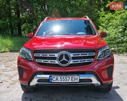 Красный Мерседес ГЛС-Класс, объемом двигателя 3 л и пробегом 65 тыс. км за 50000 $, фото 1 на Automoto.ua