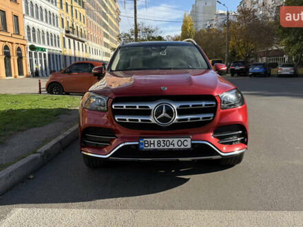 Красный Мерседес ГЛС-Класс, объемом двигателя 3.98 л и пробегом 83 тыс. км за 80000 $, фото 1 на Automoto.ua