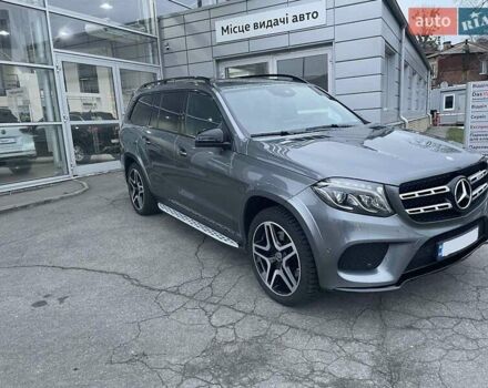 Серый Мерседес ГЛС-Класс, объемом двигателя 3 л и пробегом 39 тыс. км за 49000 $, фото 2 на Automoto.ua