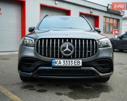 Серый Мерседес ГЛС-Класс, объемом двигателя 3.98 л и пробегом 42 тыс. км за 163000 $, фото 3 на Automoto.ua