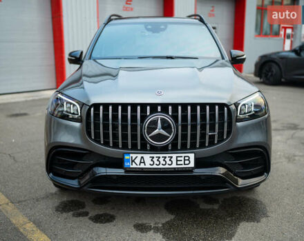 Серый Мерседес ГЛС-Класс, объемом двигателя 3.98 л и пробегом 42 тыс. км за 163000 $, фото 1 на Automoto.ua
