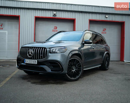 Серый Мерседес ГЛС-Класс, объемом двигателя 3.98 л и пробегом 42 тыс. км за 163000 $, фото 12 на Automoto.ua