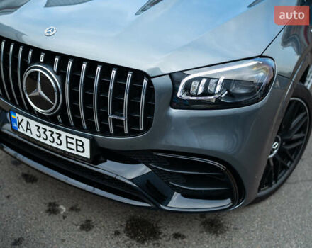 Серый Мерседес ГЛС-Класс, объемом двигателя 3.98 л и пробегом 42 тыс. км за 163000 $, фото 46 на Automoto.ua