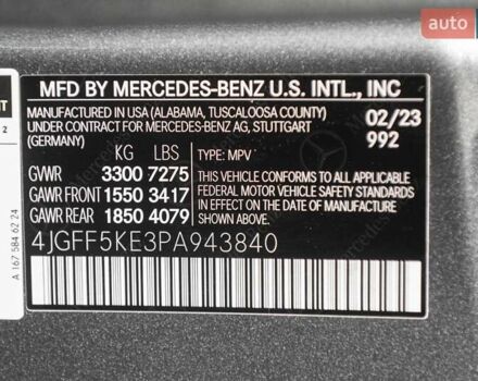 Серый Мерседес ГЛС-Класс, объемом двигателя 3 л и пробегом 39 тыс. км за 89900 $, фото 53 на Automoto.ua