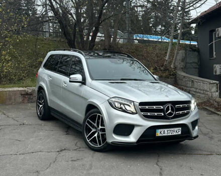 Серый Мерседес ГЛС-Класс, объемом двигателя 3 л и пробегом 177 тыс. км за 29900 $, фото 1 на Automoto.ua