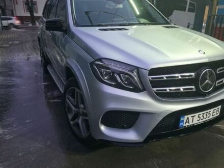 Серый Мерседес ГЛС-Класс, объемом двигателя 2.99 л и пробегом 265 тыс. км за 34900 $, фото 1 на Automoto.ua