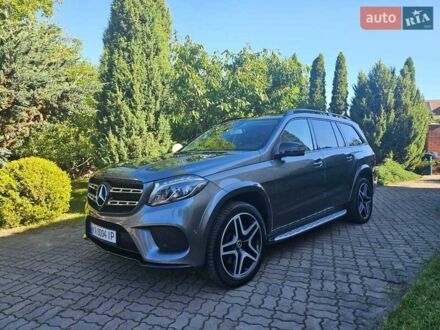 Мерседес ГЛС-Класс 2018 у Києві на Automoto.ua Сірий Мерседес ГЛС-Класс, об'ємом двигуна 3 л та пробігом 119 тис. км за 61500 $, фото 1 на Automoto.ua