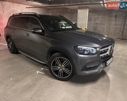 Сірий Мерседес ГЛС-Класс, об'ємом двигуна 3 л та пробігом 77 тис. км за 55555 $, фото 1 на Automoto.ua