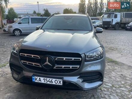 Серый Мерседес ГЛС-Класс, объемом двигателя 3 л и пробегом 82 тыс. км за 75500 $, фото 1 на Automoto.ua
