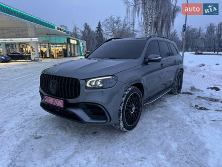 Сірий Мерседес ГЛС-Класс, об'ємом двигуна 3 л та пробігом 110 тис. км за 63000 $, фото 1 на Automoto.ua