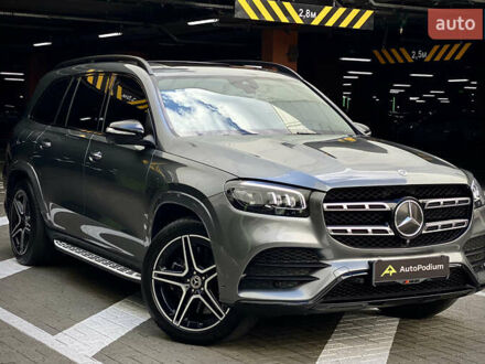 Мерседес ГЛС-Класс 2023 у Києві на Automoto.ua Сірий Мерседес ГЛС-Класс, об'ємом двигуна 2.93 л та пробігом 113 тис. км за 99900 $, фото 1 на Automoto.ua
