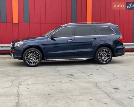 Синій Мерседес ГЛС-Класс, об'ємом двигуна 3 л та пробігом 205 тис. км за 28500 $, фото 6 на Automoto.ua