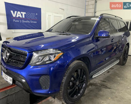 Синий Мерседес ГЛС-Класс, объемом двигателя 3 л и пробегом 215 тыс. км за 33499 $, фото 12 на Automoto.ua