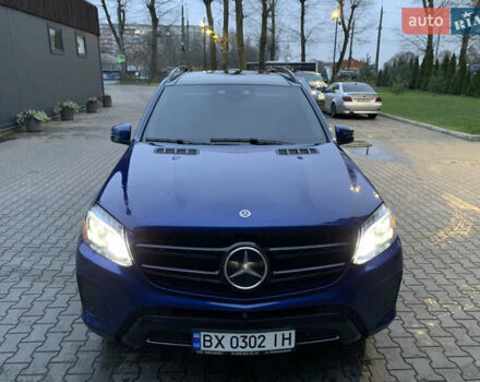 Синий Мерседес ГЛС-Класс, объемом двигателя 3 л и пробегом 215 тыс. км за 33499 $, фото 5 на Automoto.ua