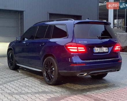 Синий Мерседес ГЛС-Класс, объемом двигателя 3 л и пробегом 215 тыс. км за 33499 $, фото 1 на Automoto.ua