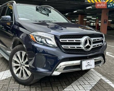 Синий Мерседес ГЛС-Класс, объемом двигателя 3 л и пробегом 86 тыс. км за 44990 $, фото 1 на Automoto.ua