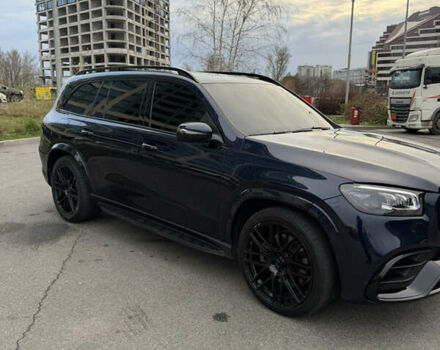 Синий Мерседес ГЛС-Класс, объемом двигателя 3 л и пробегом 130 тыс. км за 77500 $, фото 3 на Automoto.ua