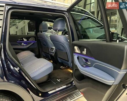 Синий Мерседес ГЛС-Класс, объемом двигателя 3 л и пробегом 66 тыс. км за 75000 $, фото 80 на Automoto.ua