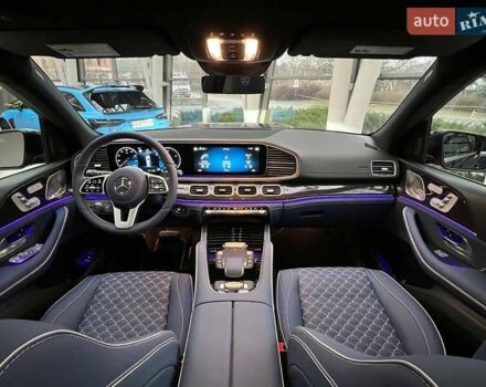 Синий Мерседес ГЛС-Класс, объемом двигателя 3 л и пробегом 66 тыс. км за 75000 $, фото 26 на Automoto.ua