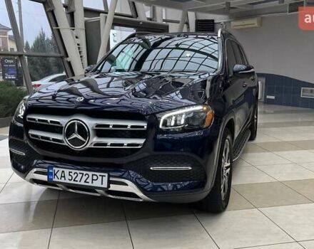 Синий Мерседес ГЛС-Класс, объемом двигателя 3 л и пробегом 66 тыс. км за 75000 $, фото 1 на Automoto.ua