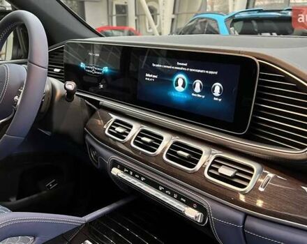 Синий Мерседес ГЛС-Класс, объемом двигателя 3 л и пробегом 66 тыс. км за 75000 $, фото 66 на Automoto.ua