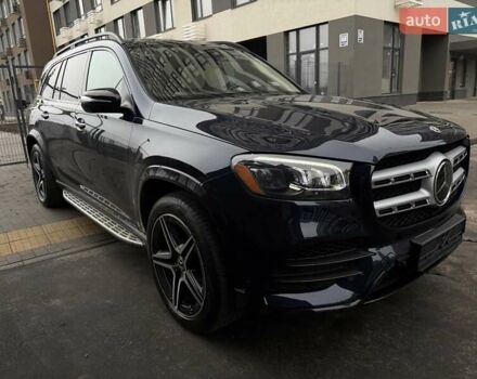 Синий Мерседес ГЛС-Класс, объемом двигателя 3 л и пробегом 60 тыс. км за 77333 $, фото 80 на Automoto.ua