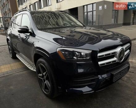 Синий Мерседес ГЛС-Класс, объемом двигателя 3 л и пробегом 60 тыс. км за 77333 $, фото 81 на Automoto.ua