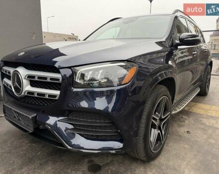 Синий Мерседес ГЛС-Класс, объемом двигателя 3 л и пробегом 60 тыс. км за 77333 $, фото 83 на Automoto.ua