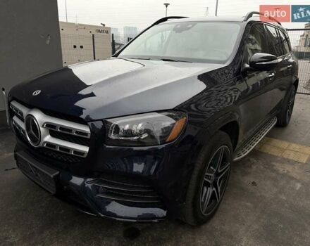 Синий Мерседес ГЛС-Класс, объемом двигателя 3 л и пробегом 60 тыс. км за 77333 $, фото 85 на Automoto.ua