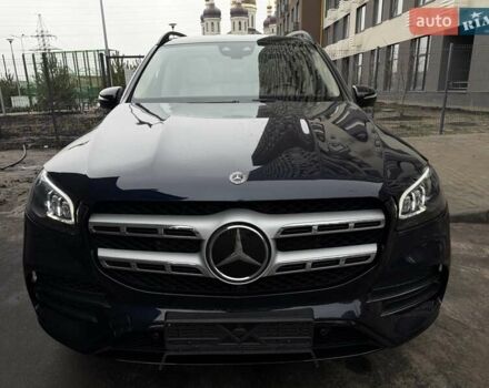 Синий Мерседес ГЛС-Класс, объемом двигателя 3 л и пробегом 60 тыс. км за 77333 $, фото 82 на Automoto.ua