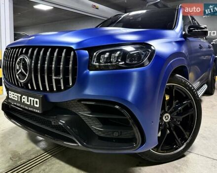 Синий Мерседес ГЛС-Класс, объемом двигателя 2.99 л и пробегом 50 тыс. км за 127500 $, фото 122 на Automoto.ua