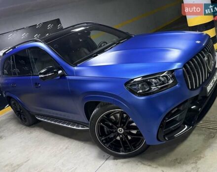 Синий Мерседес ГЛС-Класс, объемом двигателя 2.99 л и пробегом 50 тыс. км за 127500 $, фото 124 на Automoto.ua