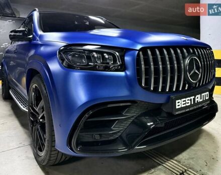 Синий Мерседес ГЛС-Класс, объемом двигателя 2.99 л и пробегом 50 тыс. км за 127500 $, фото 4 на Automoto.ua