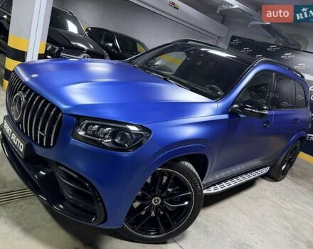 Синий Мерседес ГЛС-Класс, объемом двигателя 2.99 л и пробегом 50 тыс. км за 127500 $, фото 125 на Automoto.ua