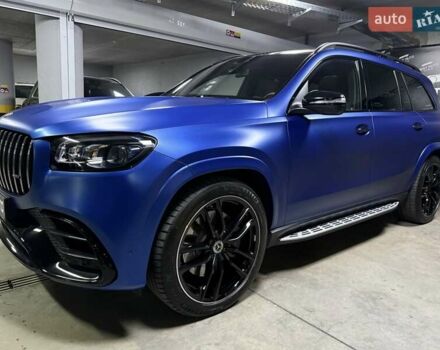 Синий Мерседес ГЛС-Класс, объемом двигателя 2.99 л и пробегом 50 тыс. км за 127500 $, фото 19 на Automoto.ua