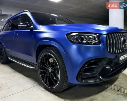 Синий Мерседес ГЛС-Класс, объемом двигателя 2.99 л и пробегом 50 тыс. км за 127500 $, фото 5 на Automoto.ua