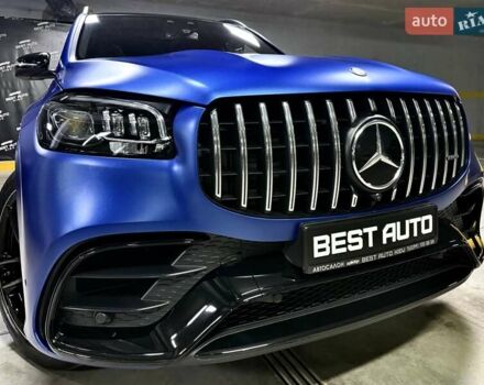 Синий Мерседес ГЛС-Класс, объемом двигателя 2.99 л и пробегом 50 тыс. км за 127500 $, фото 118 на Automoto.ua