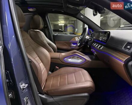 Синий Мерседес ГЛС-Класс, объемом двигателя 2.99 л и пробегом 50 тыс. км за 127500 $, фото 105 на Automoto.ua