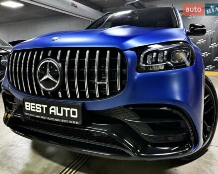 Синий Мерседес ГЛС-Класс, объемом двигателя 2.99 л и пробегом 50 тыс. км за 127500 $, фото 121 на Automoto.ua