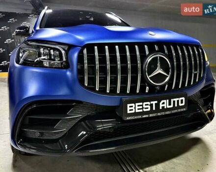 Синий Мерседес ГЛС-Класс, объемом двигателя 2.99 л и пробегом 50 тыс. км за 127500 $, фото 3 на Automoto.ua