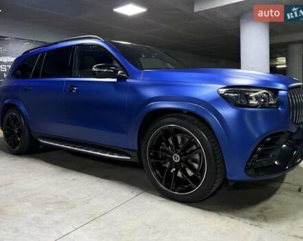 Синий Мерседес ГЛС-Класс, объемом двигателя 2.99 л и пробегом 50 тыс. км за 127500 $, фото 6 на Automoto.ua