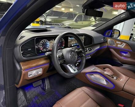 Синий Мерседес ГЛС-Класс, объемом двигателя 2.99 л и пробегом 50 тыс. км за 127500 $, фото 50 на Automoto.ua